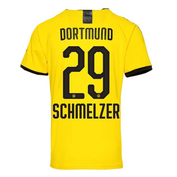 Thailande Maillot Football Borussia Dortmund NO.29 Schmelzer Domicile 2019-20 Jaune